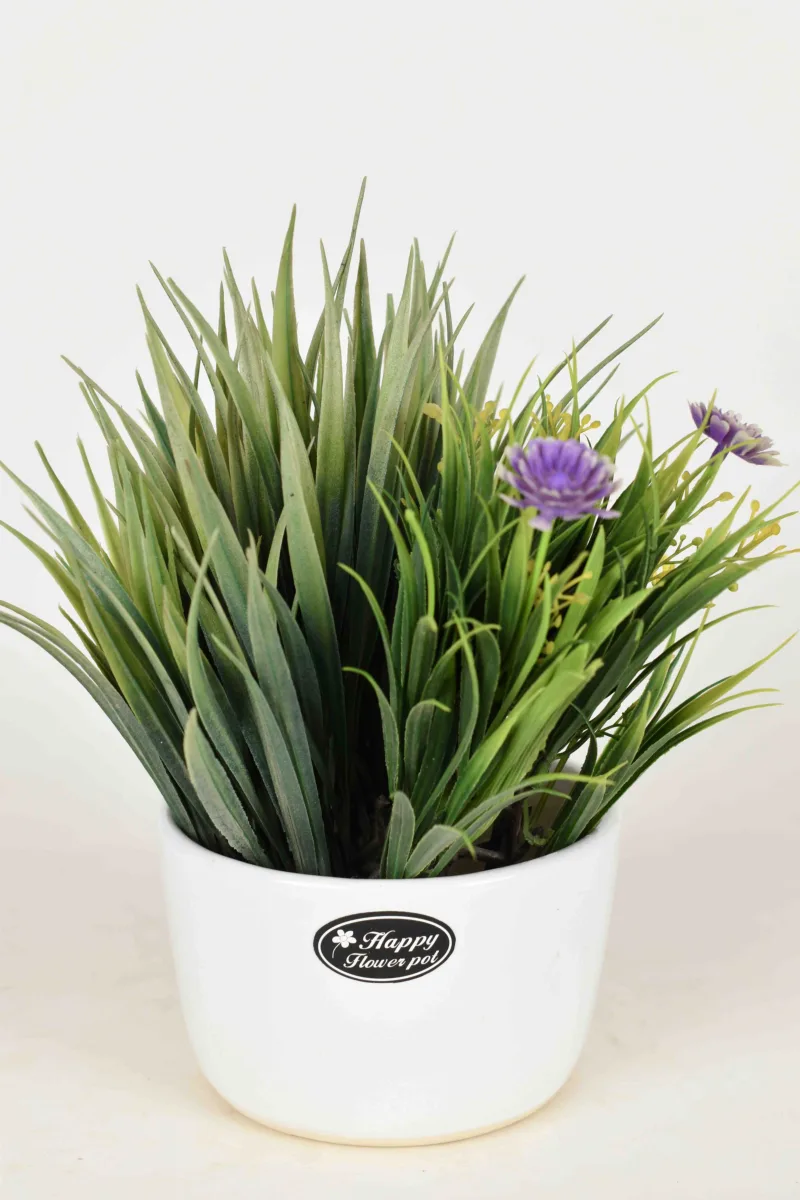 Classic Ceramic Planter — 4.5" Dia × 4.5" Height — Primary View