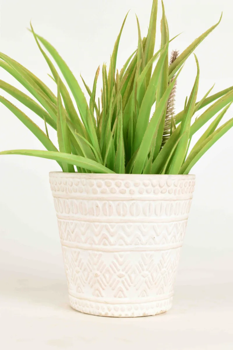 Classic Ceramic Planter — 5" Dia × 4.5" Height — Primary View