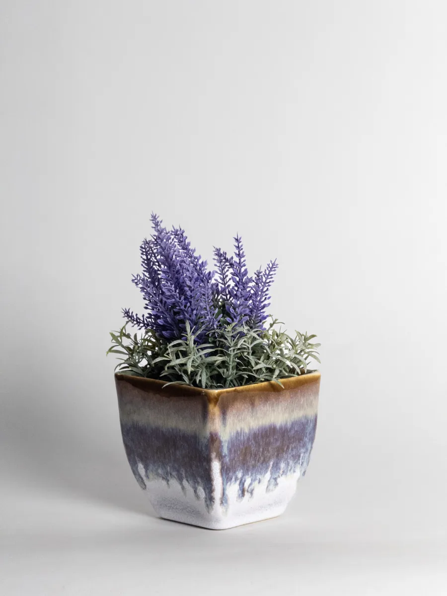Classic Ceramic Planter — 8" Dia × 8" Height — Primary View