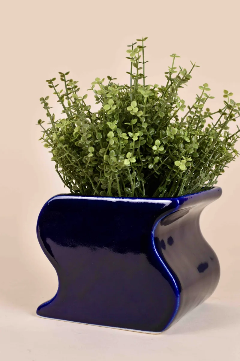 Classic Ceramic Planter — 5" Dia × 5" Height — Primary View