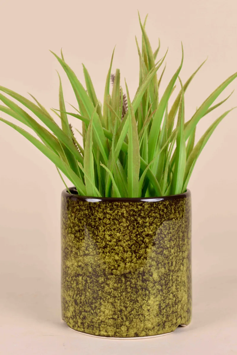 Classic Ceramic Planter — 4.5" Dia × 4.5" Height — Primary View