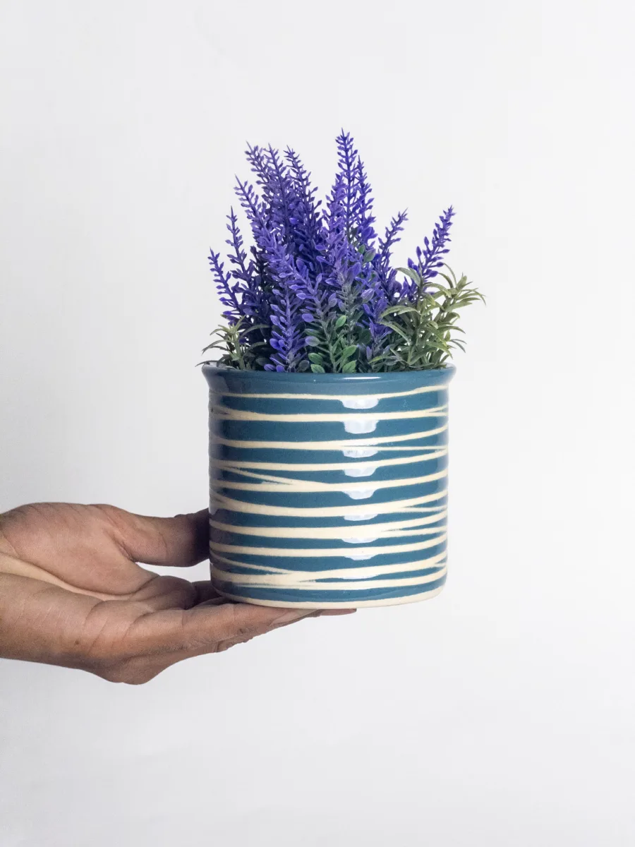 Classic Ceramic Planter — 4.5" Dia × 4.5" Height — Primary View