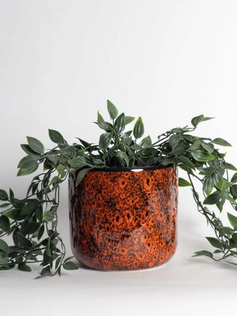 Classic Ceramic Planter — 5" Dia × 4" Height — Primary View
