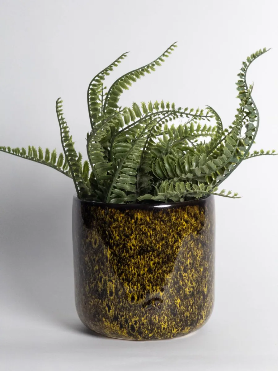 Classic Ceramic Planter — 5" Dia × 4" Height — Primary View