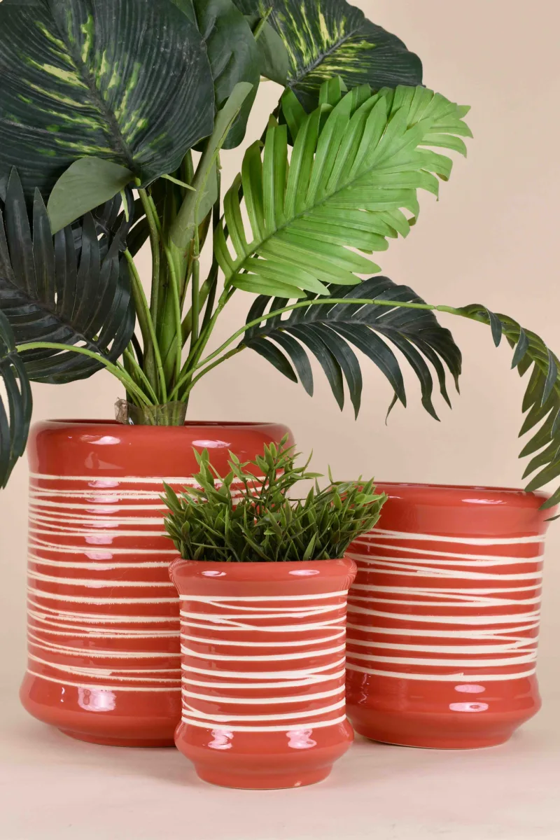 Classic Ceramic Planter — 6" Dia × 6" Height — Primary View