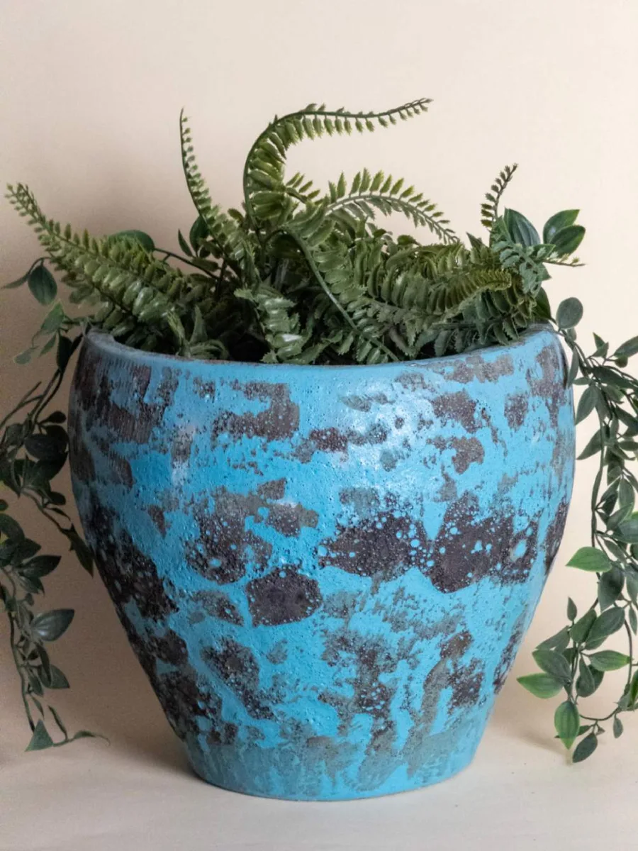 Classic Ceramic Planter — 6" Dia × 6" Height — Primary View