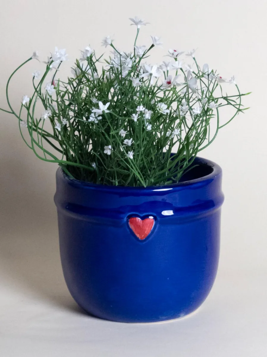 Classic Ceramic Planter — 6.5" Dia × 6" Height — Primary View