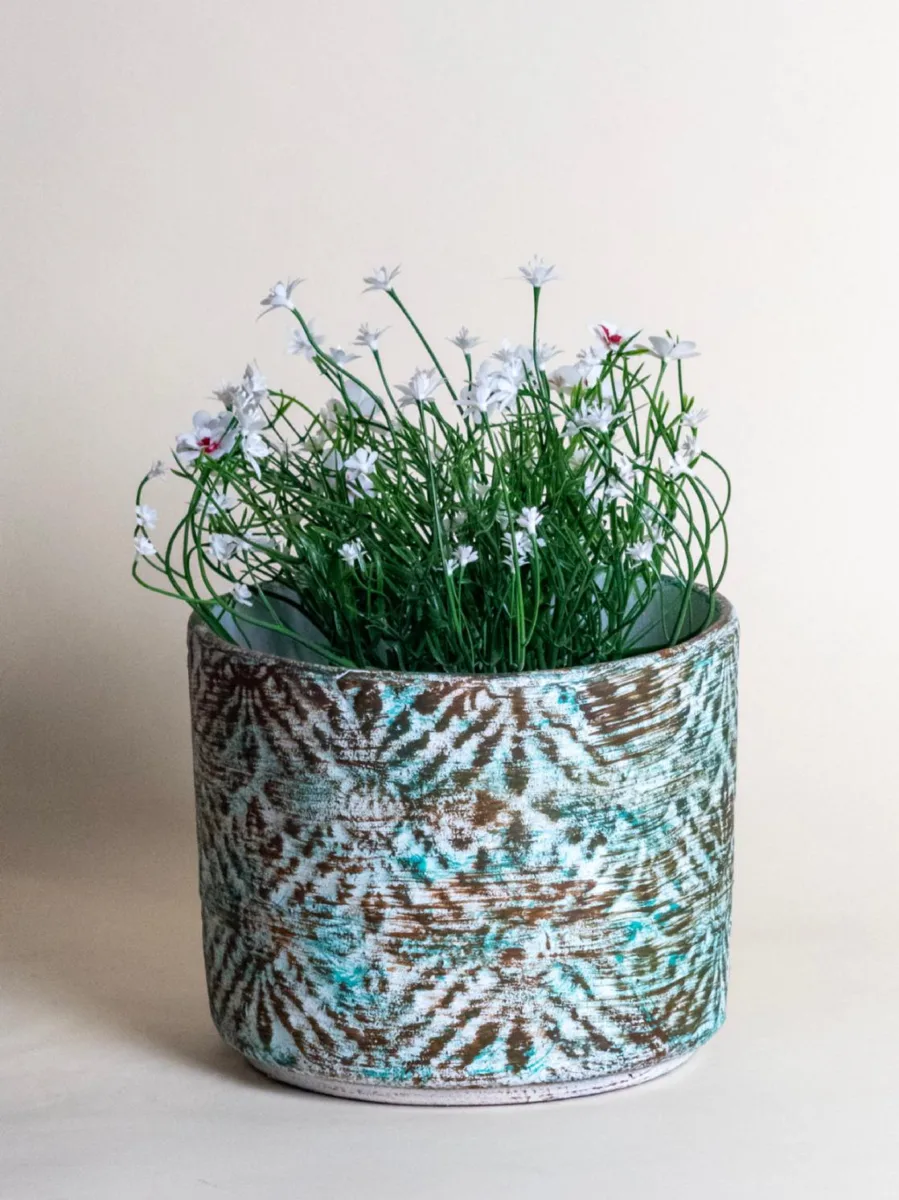 Classic Ceramic Planter — 6.5" Dia × 6" Height — Primary View