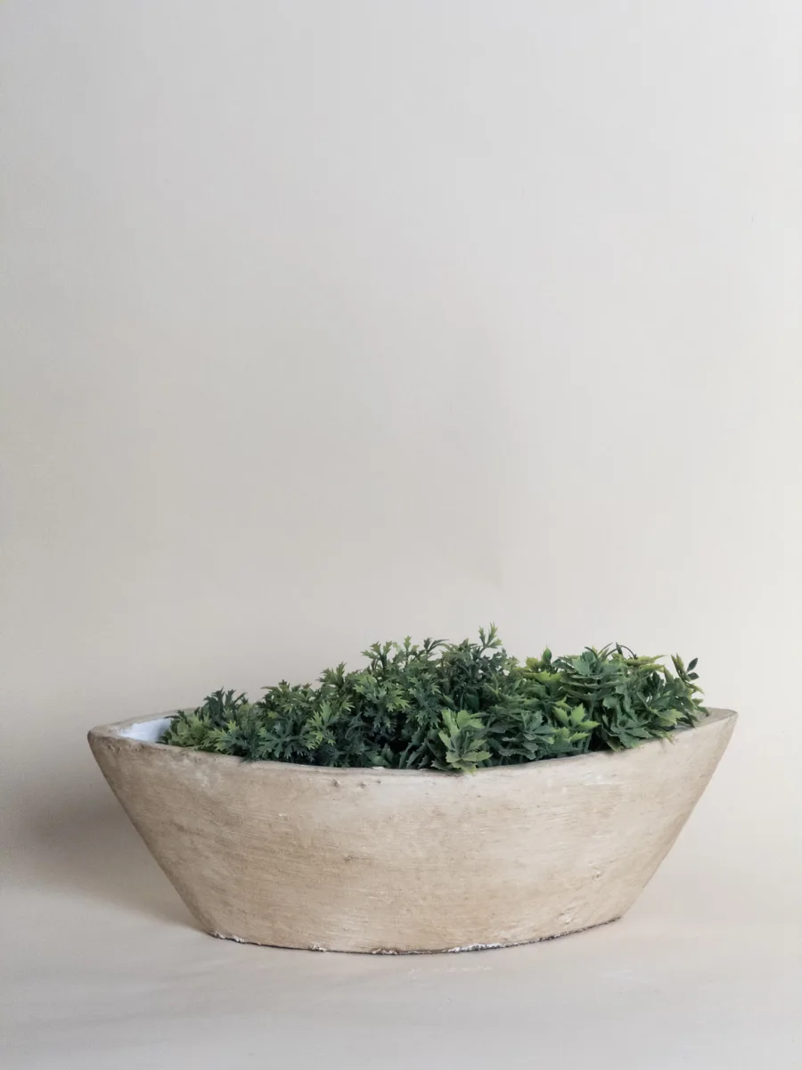 Classic Ceramic Planter — 6" Dia × 5" Height — Primary View