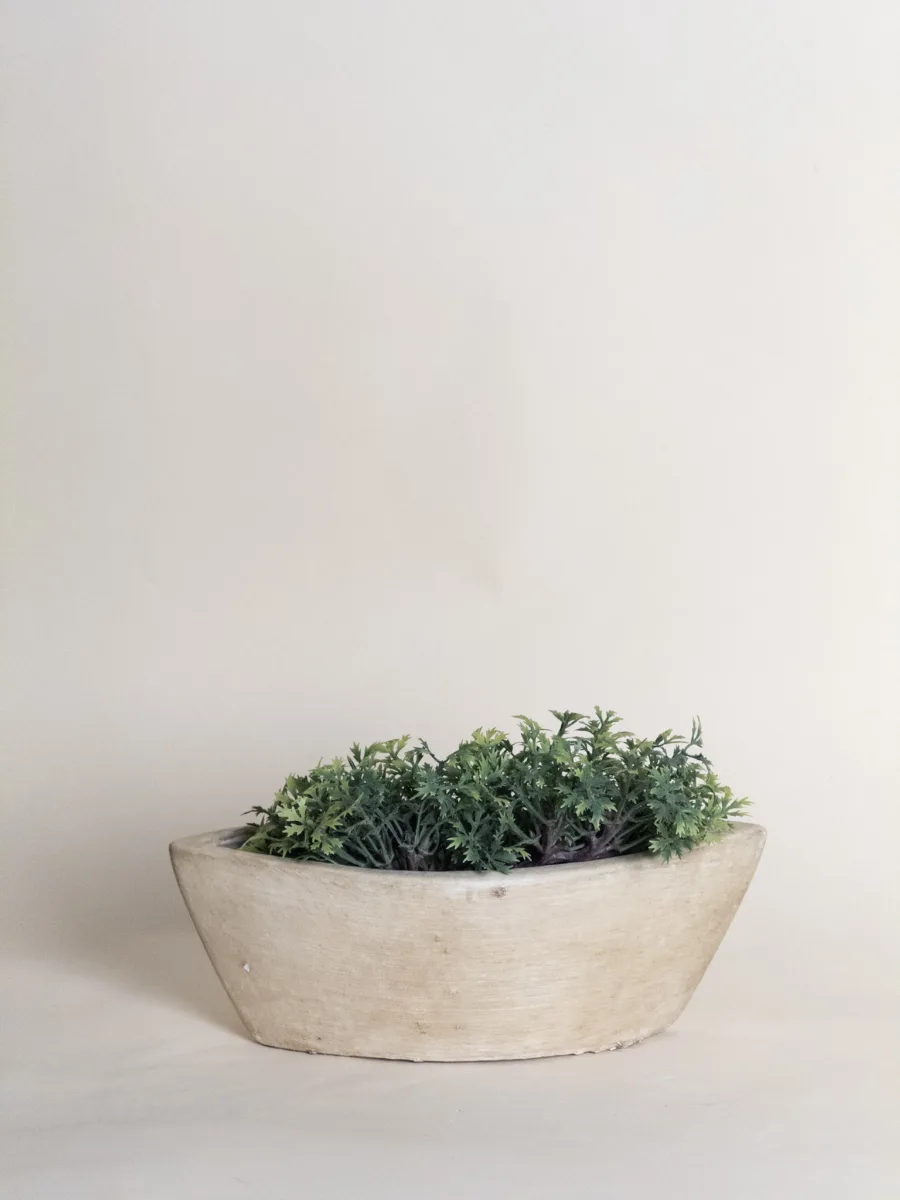 Classic Ceramic Planter — 7" Dia × 6" Height — Primary View