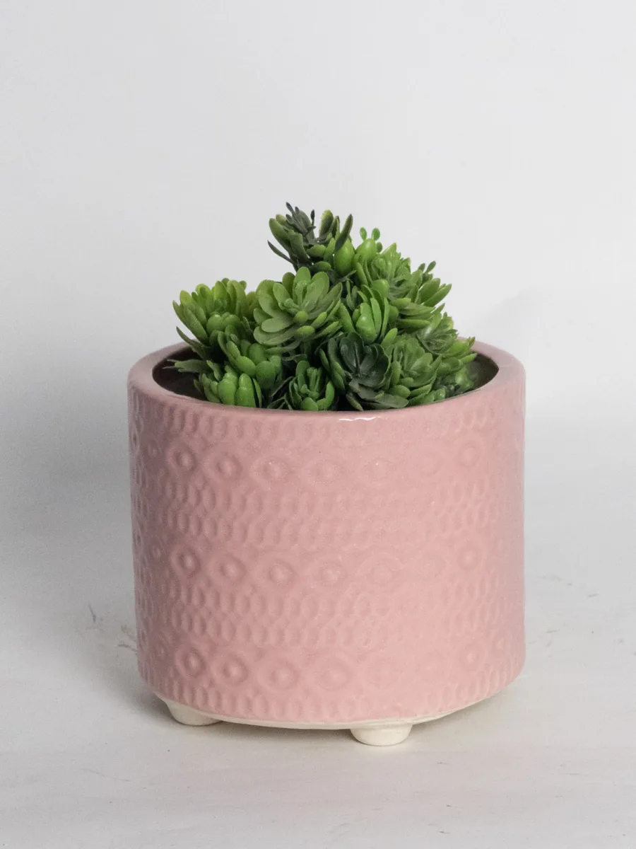 Classic Ceramic Planter — 5" Dia × 5" Height — Primary View
