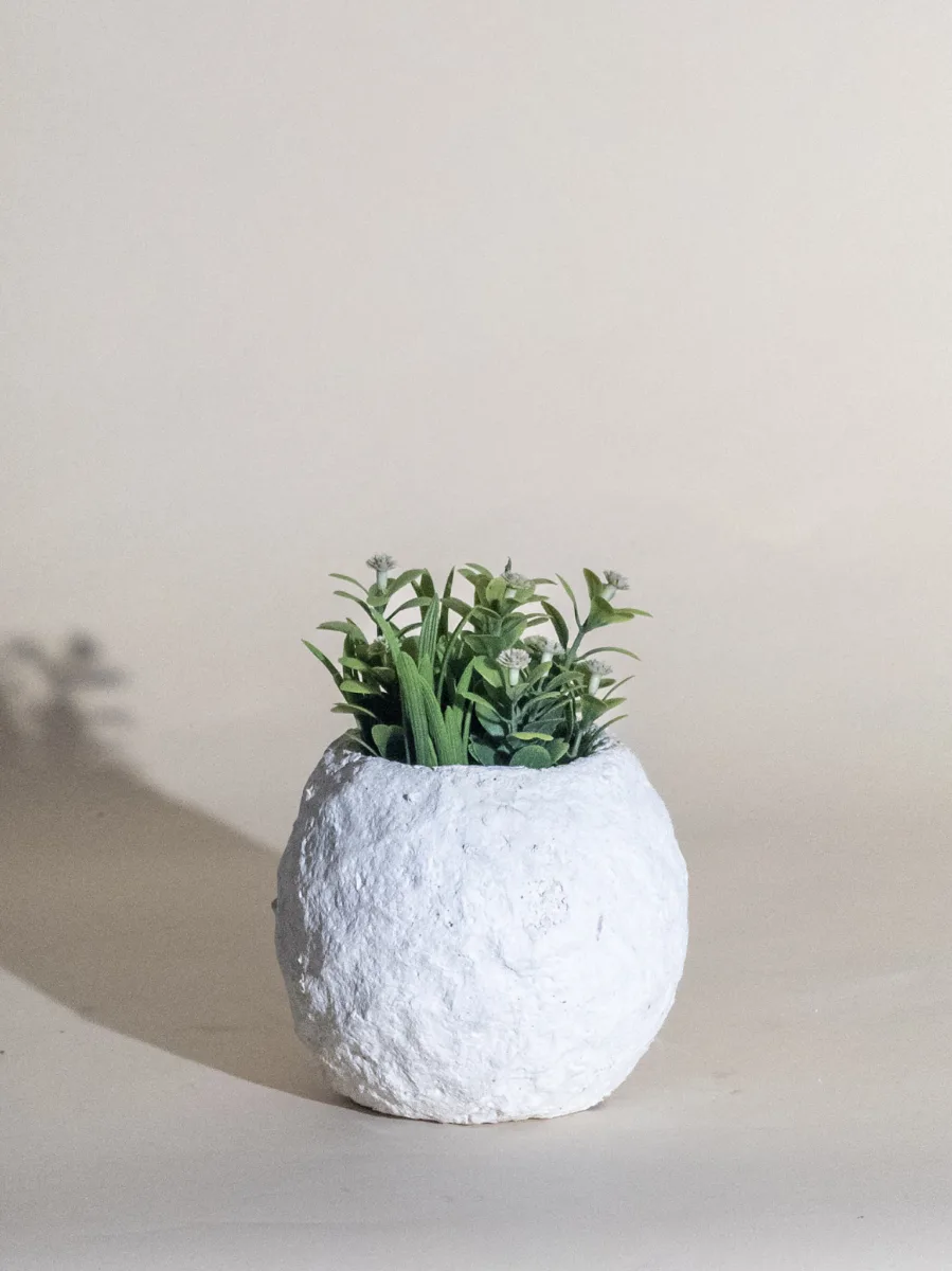 Classic Ceramic Planter — 11" Dia × 13" Height — Primary View