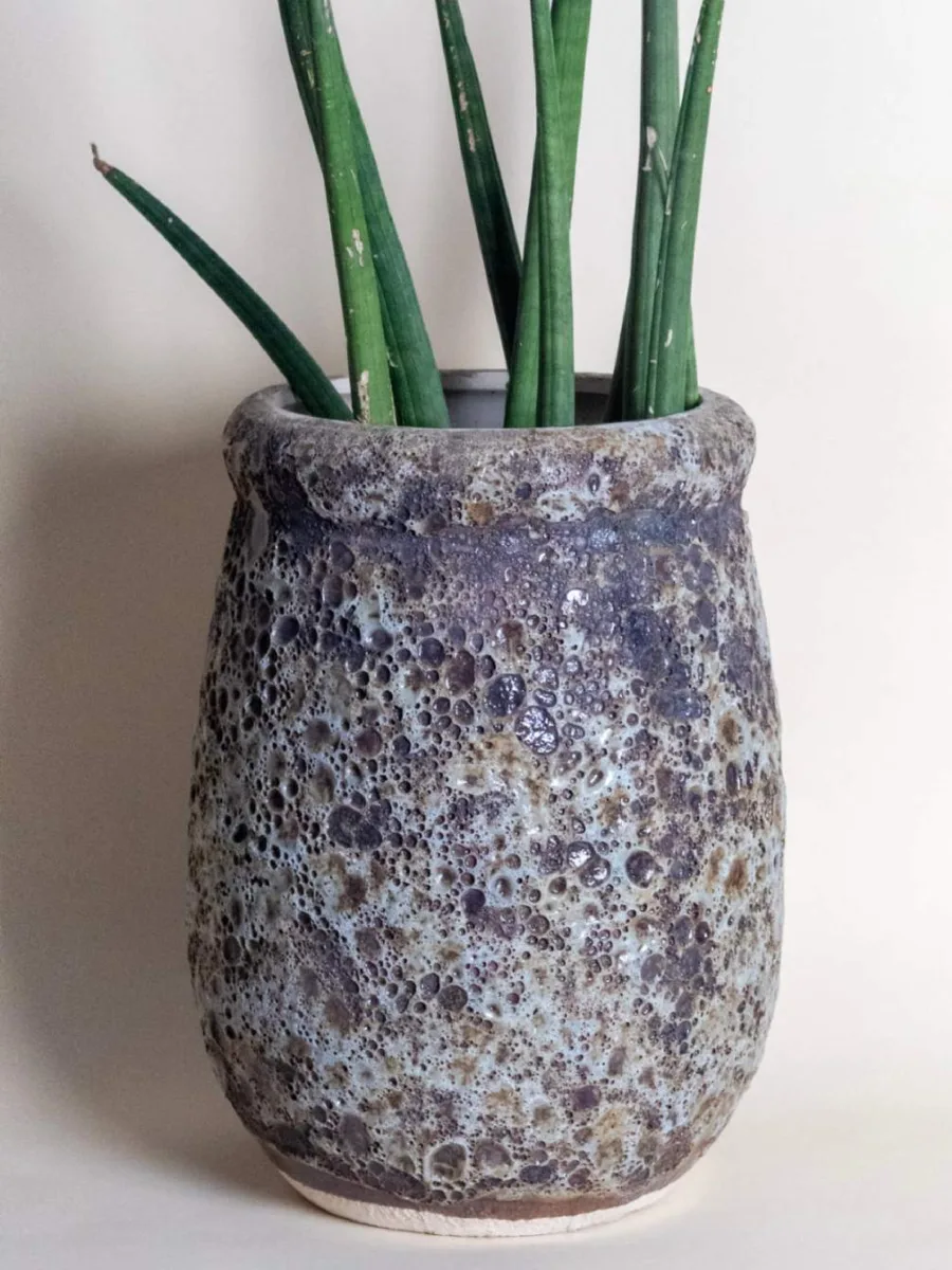 Classic Ceramic Planter — 6" Dia × 5" Height — Primary View