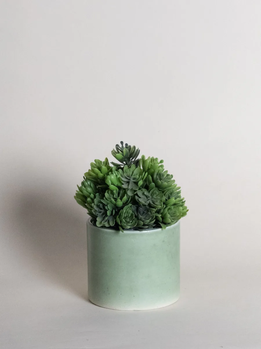 Classic Ceramic Planter — 9" Dia × 13" Height — Primary View