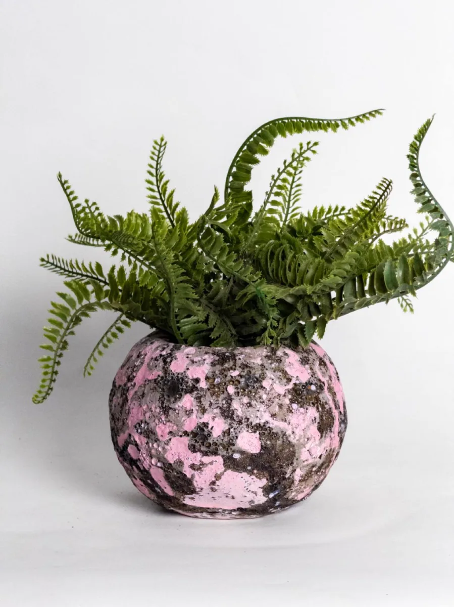 Classic Ceramic Planter — 5" Dia × 5" Height — Primary View