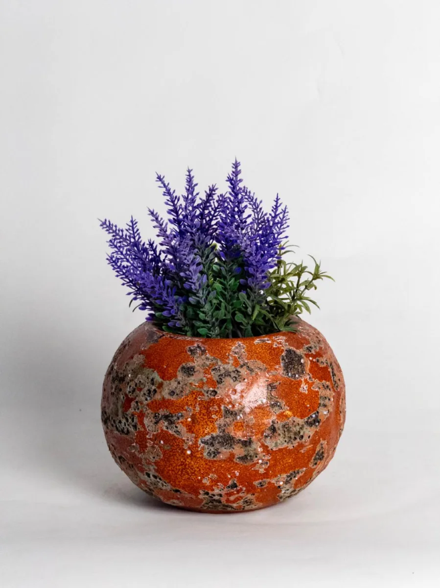 Classic Ceramic Planter — 5" Dia × 6" Height — Primary View