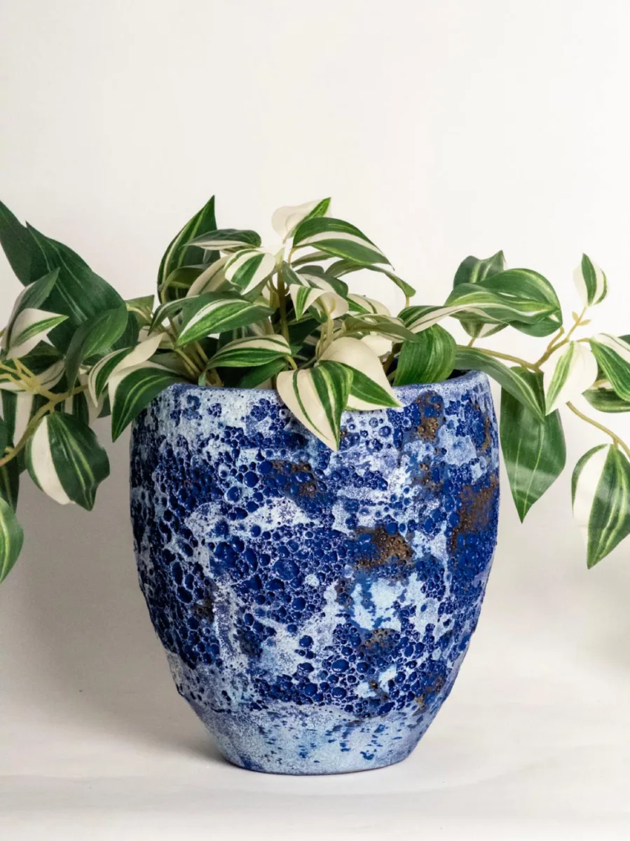 Classic Ceramic Planter — 6" Dia × 5.5" Height — Primary View