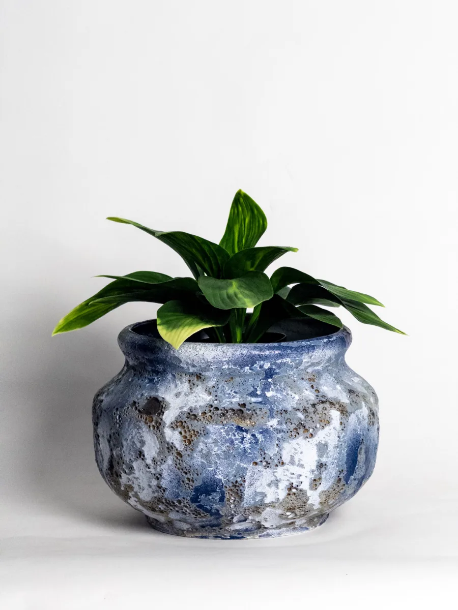 Classic Ceramic Planter — 7" Dia × 6" Height — Primary View