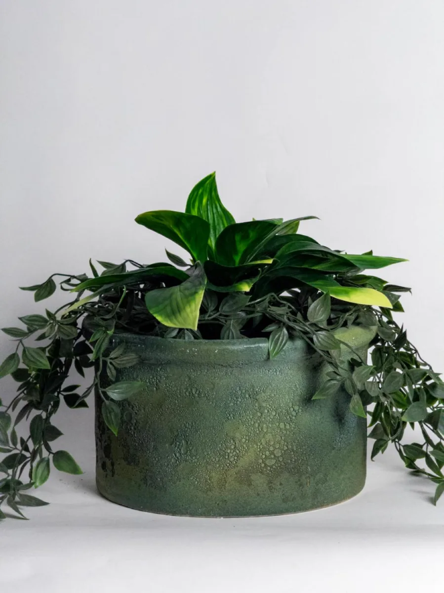Classic Ceramic Planter — 7" Dia × 6" Height — Primary View