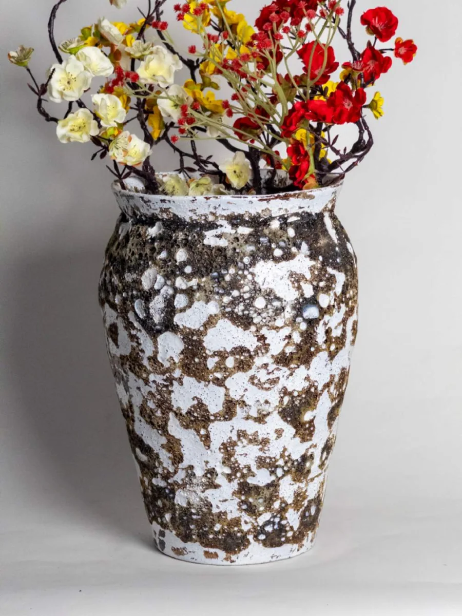 Classic Ceramic Planter — 8" Dia × 9" Height — Primary View