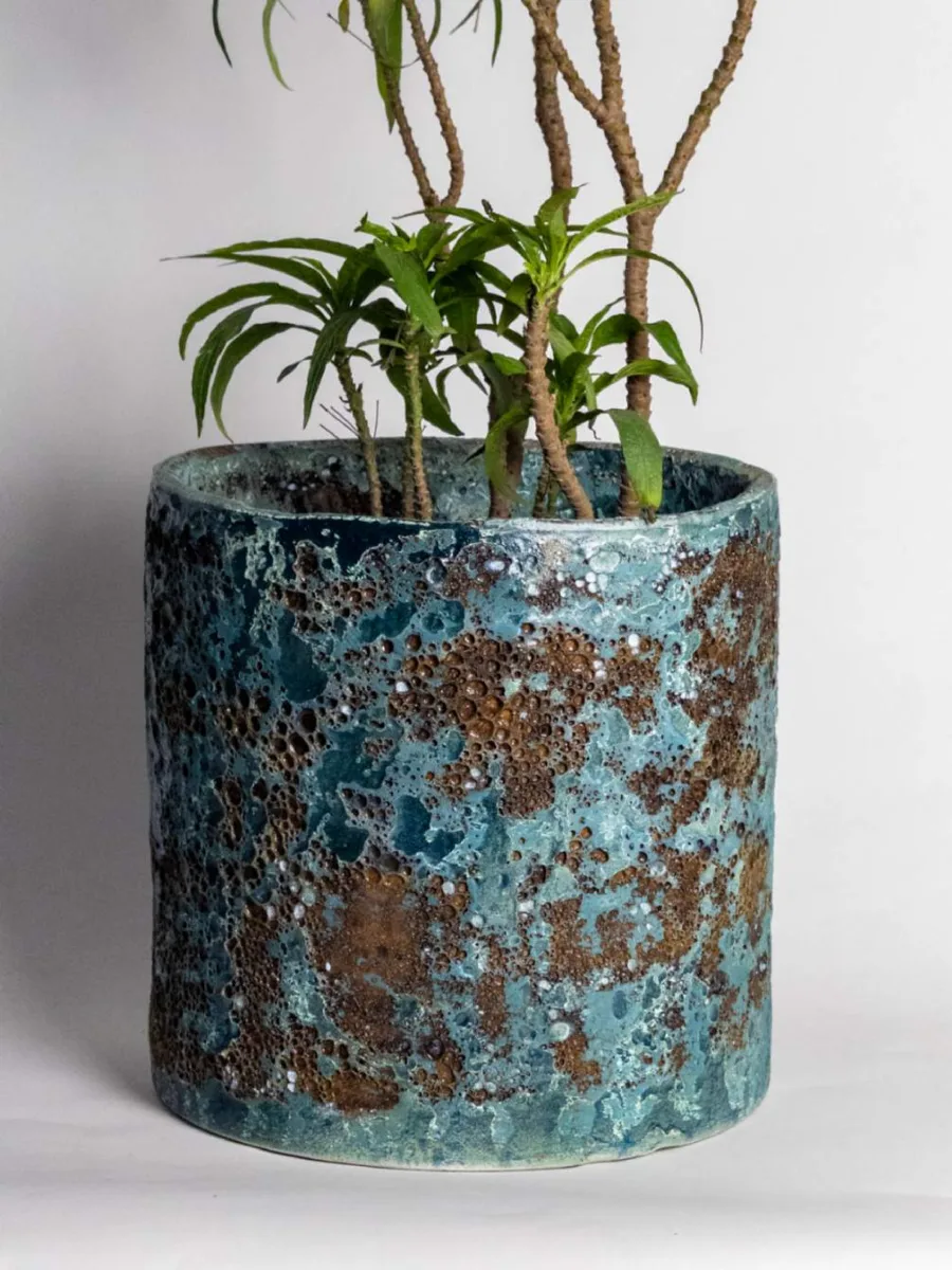 Classic Ceramic Planter — 10" Dia × 6" Height — Primary View
