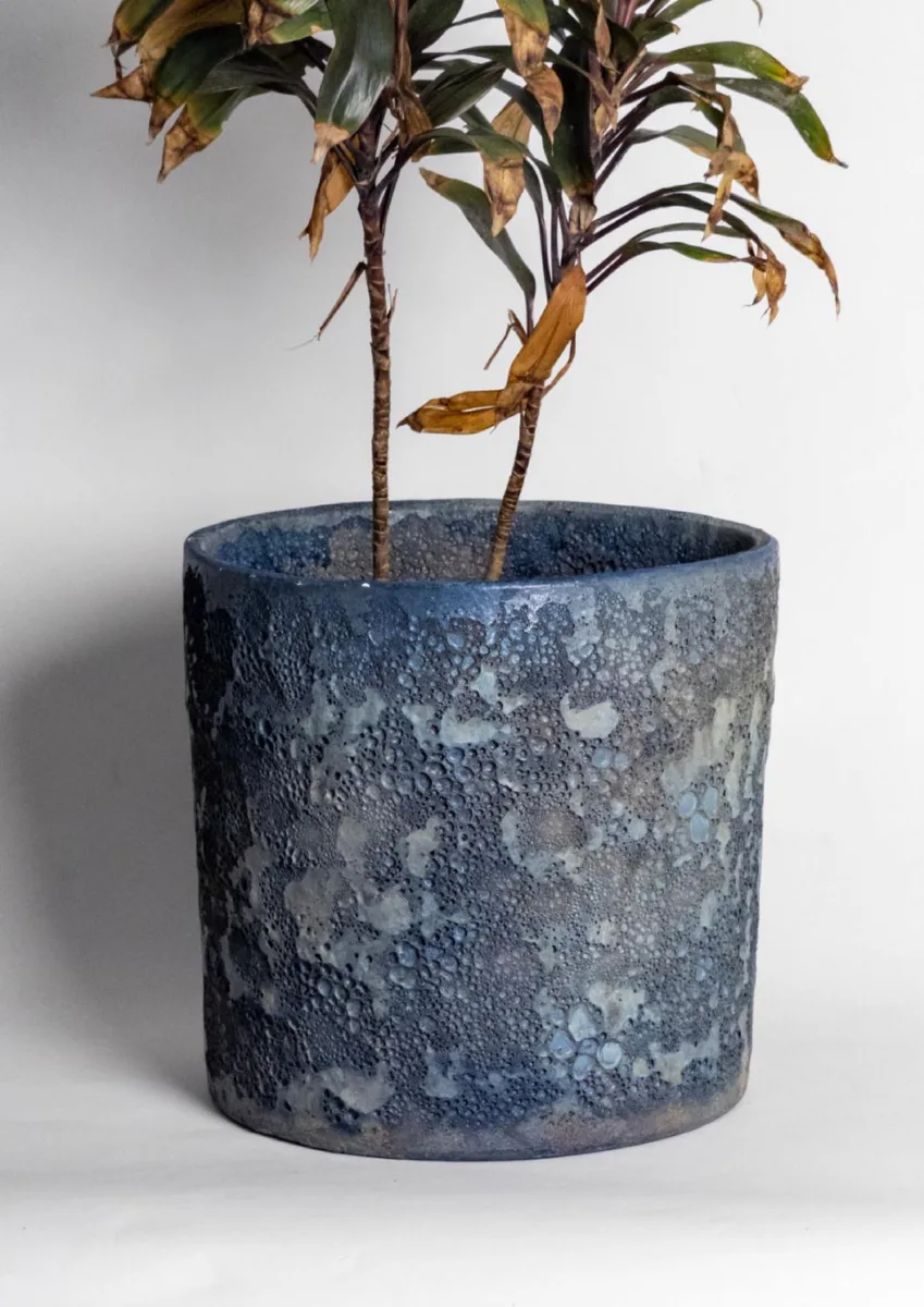 Classic Ceramic Planter — 9" Dia × 7" Height — Primary View