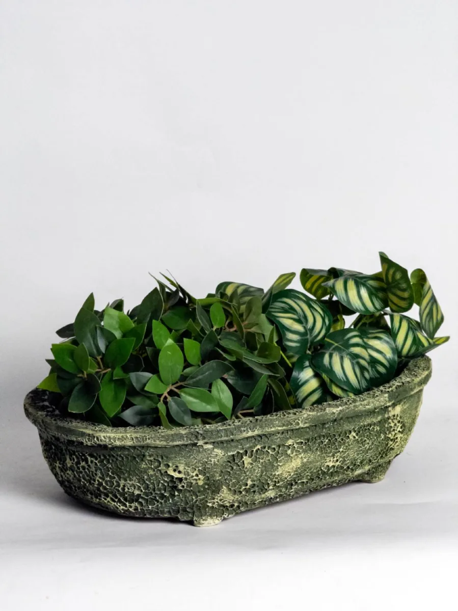 Classic Ceramic Planter — 6" Dia × 9" Height — Primary View