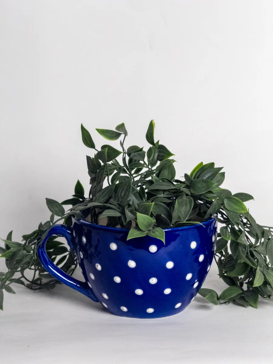 Classic Ceramic Planter — 4.5" Dia × 4" Height — Primary View