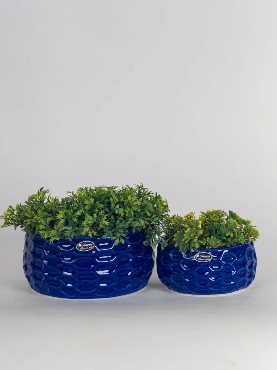 Classic Ceramic Planter — 4" Dia × 4" Height — Primary View