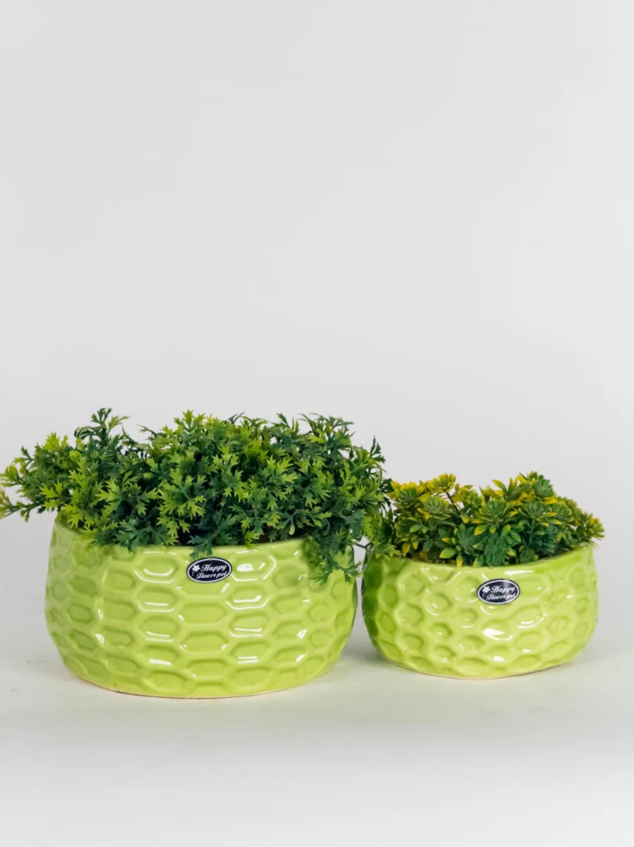 Classic Ceramic Planter Set of 3 (3" Dia) — Primary View