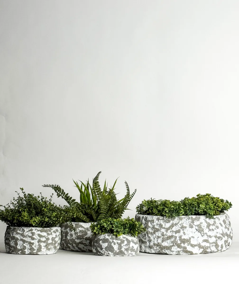 Classic Ceramic Planter Set of 3 (3" Dia) — Primary View