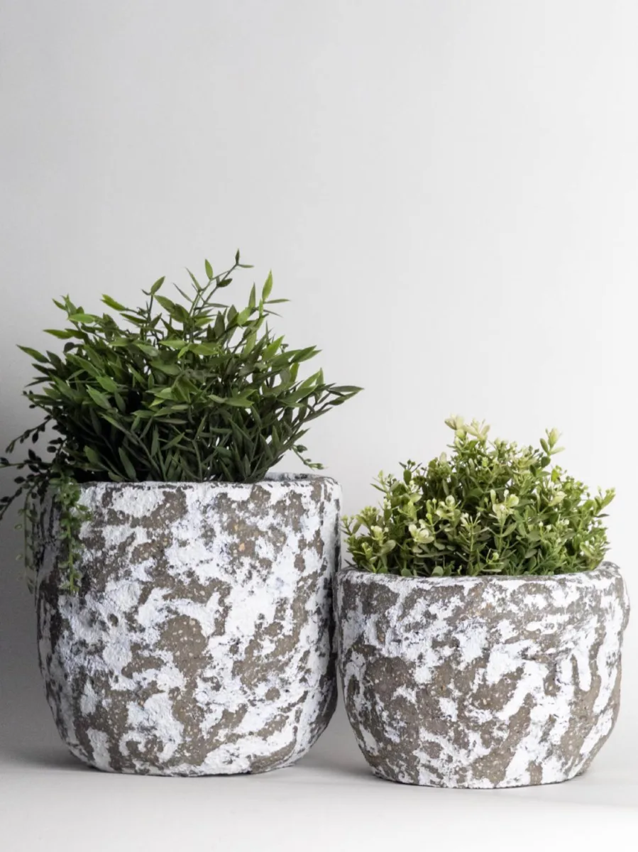 Classic Ceramic Planter Set of 4 (4" Dia) — Primary View