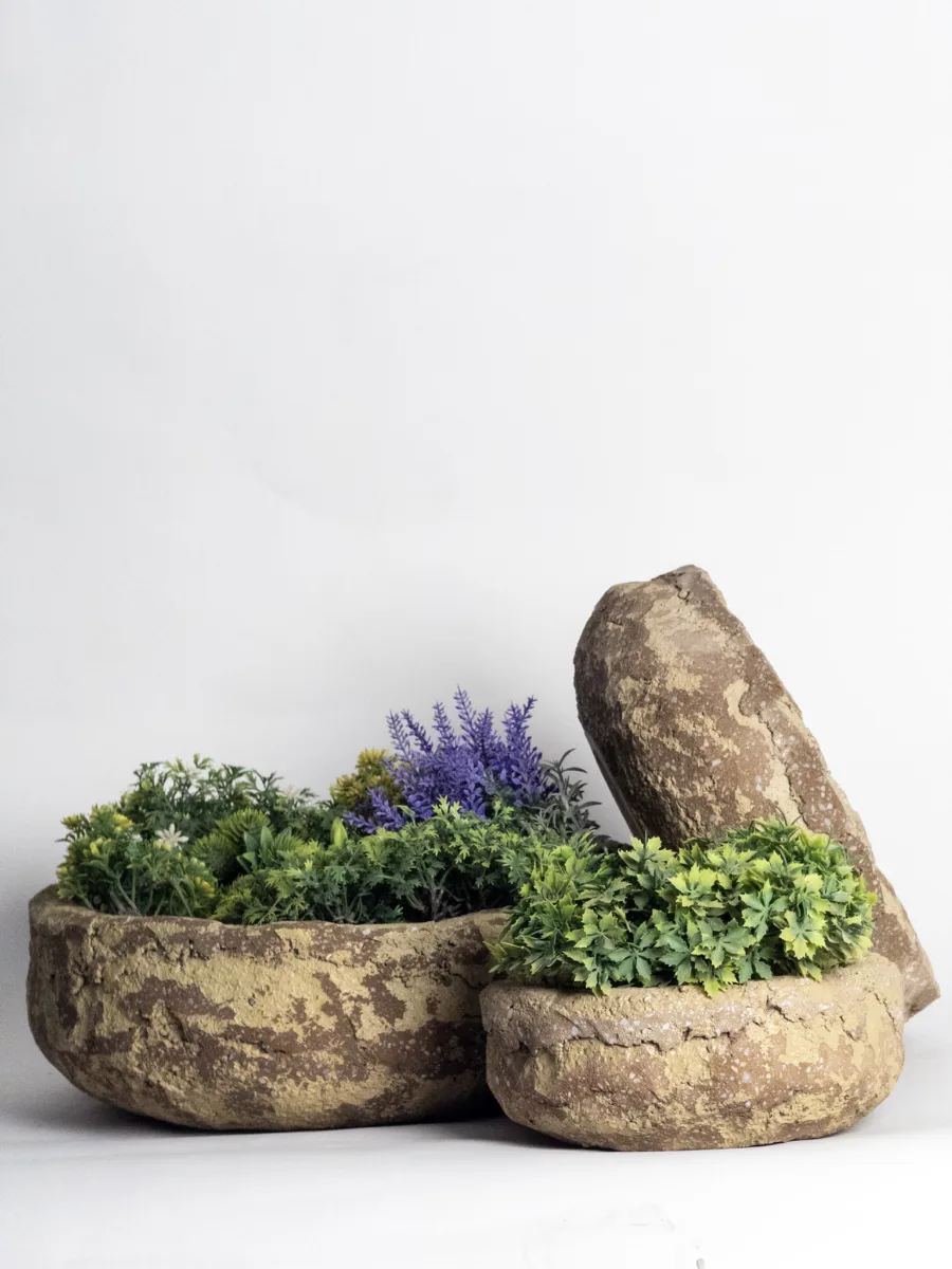 Classic Ceramic Planter Set of 3 (3" Dia) — Primary View
