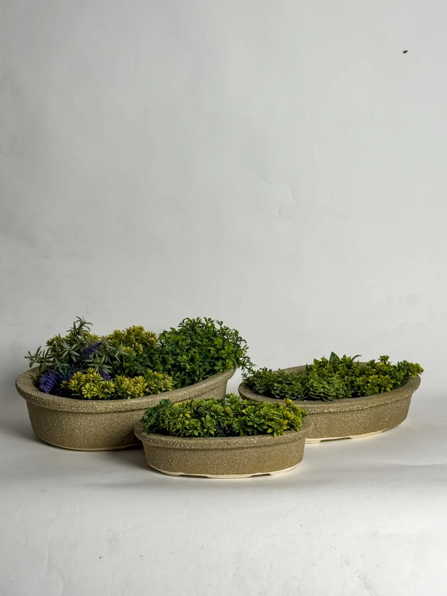 Classic Ceramic Planter Set of 2 (2" Dia) — Primary View