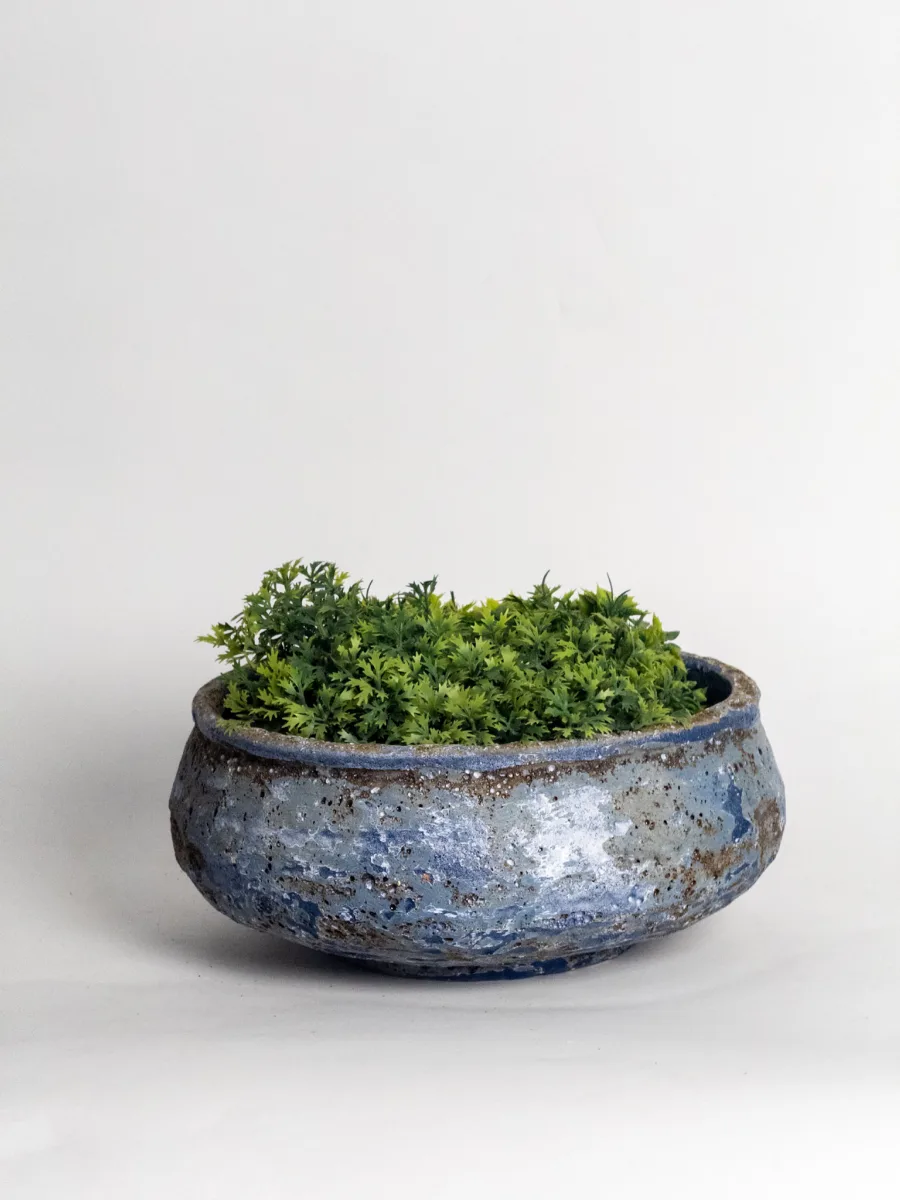 Classic Ceramic Planter — 13" Dia × 4" Height — Primary View