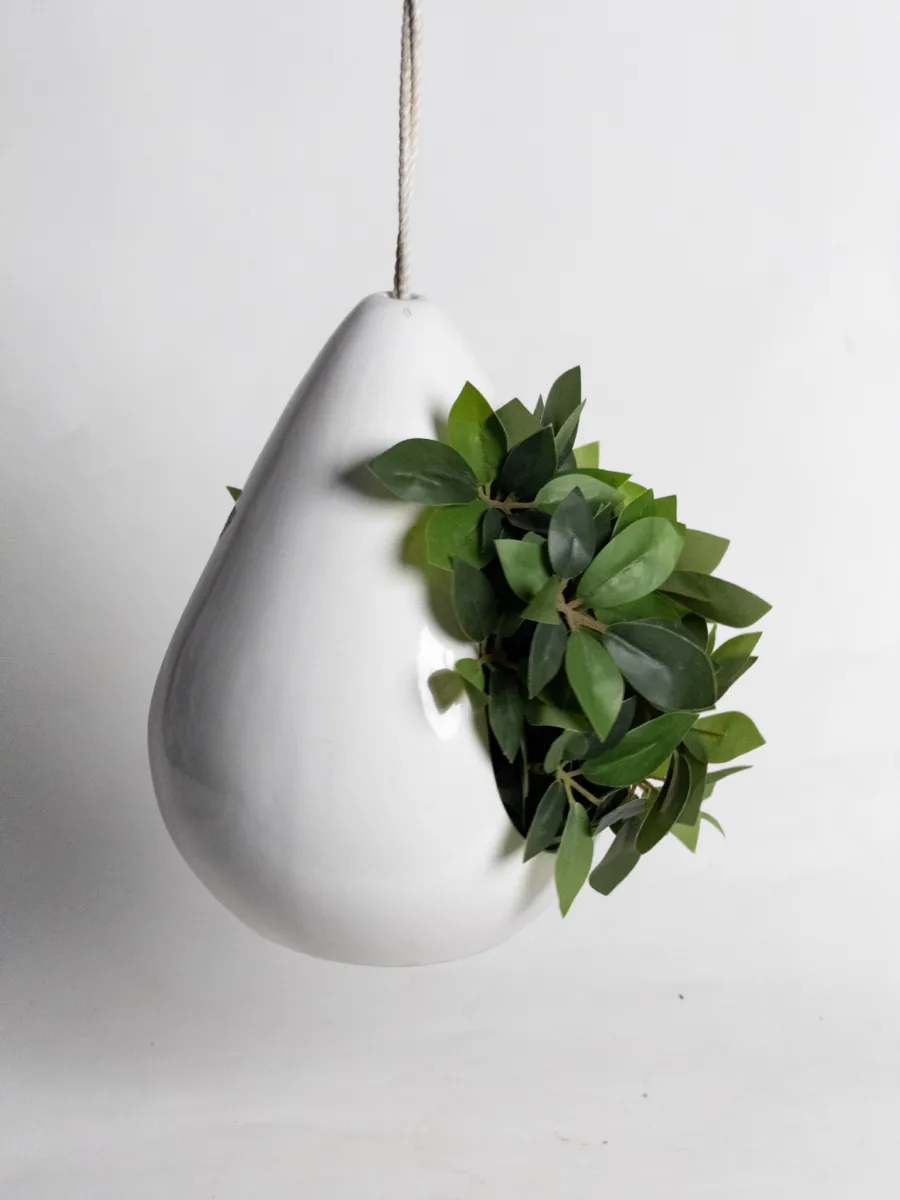 Classic Ceramic Planter — 6" Dia × 5" Height — Primary View