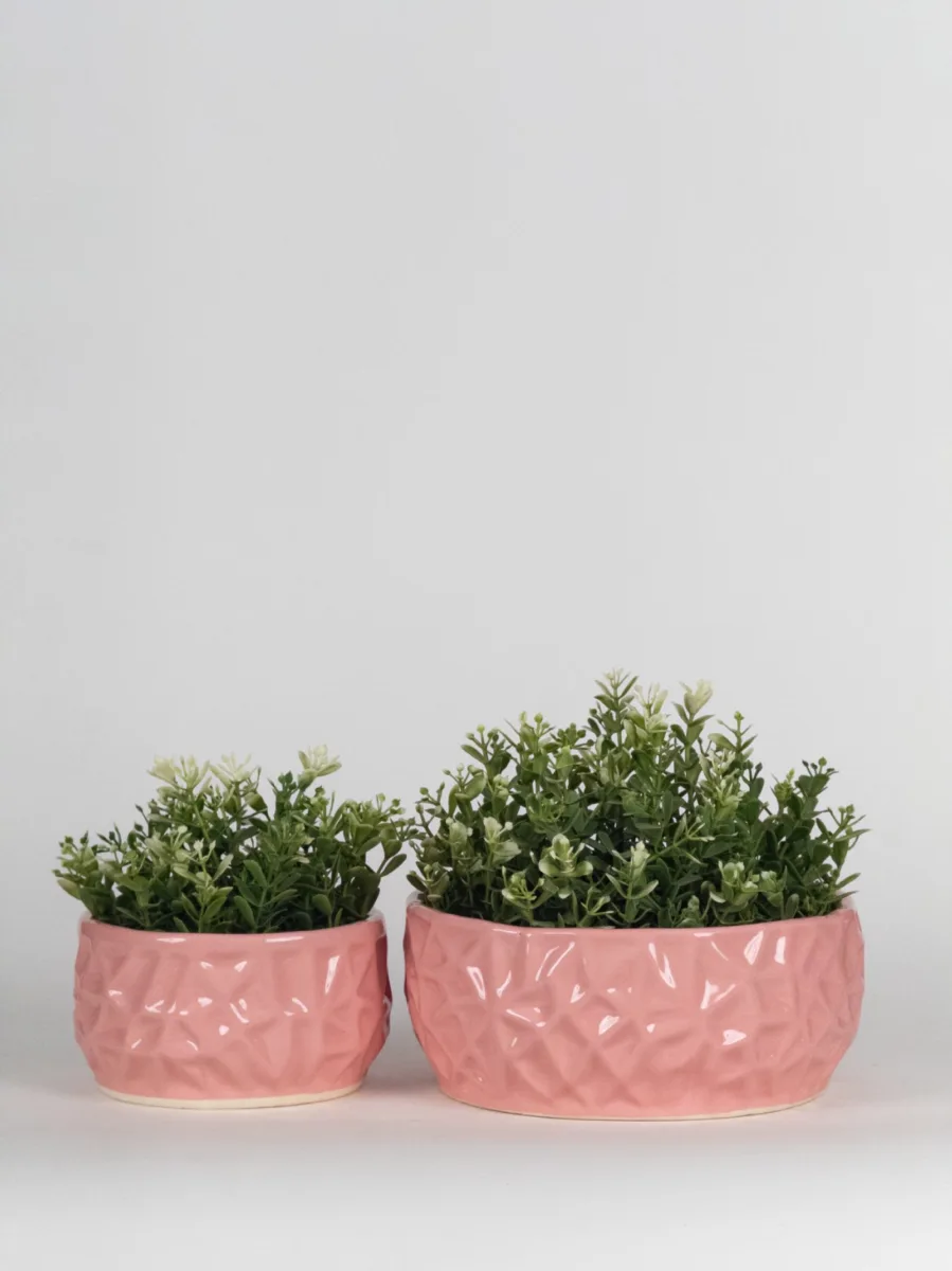 Classic Ceramic Planter — 10" Dia × 15" Height — Primary View