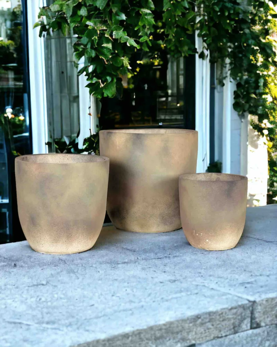 Classic Ceramic Planter — 8" Dia × 4" Height — Primary View
