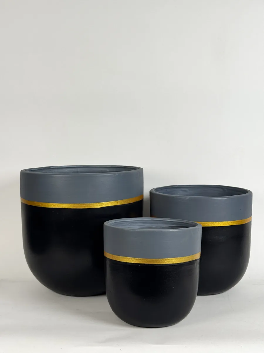 Classic Ceramic Planter Set of 3 (3" Dia) — Primary View