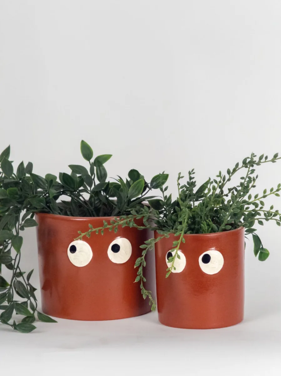 Classic Ceramic Planter Set of 3 (3" Dia) — Primary View