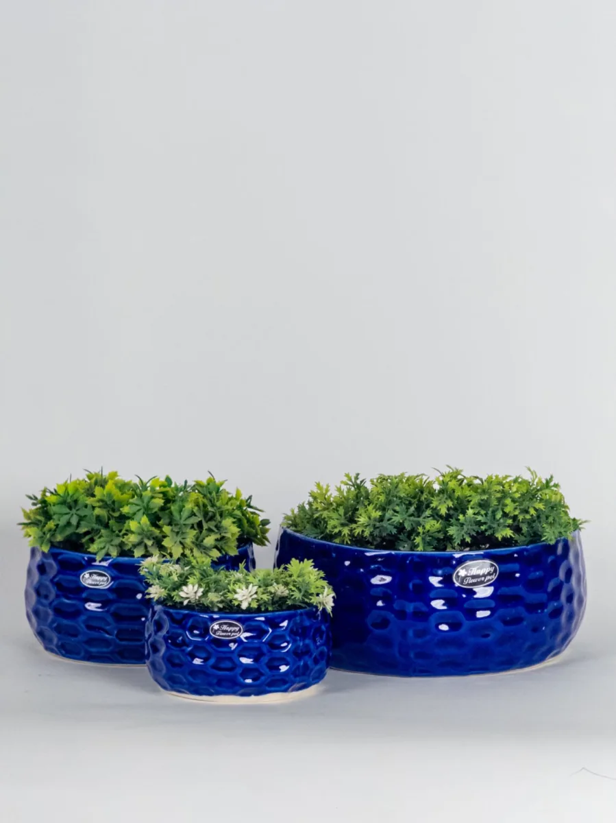 Classic Ceramic Planter Set of 3 (3" Dia) — Primary View