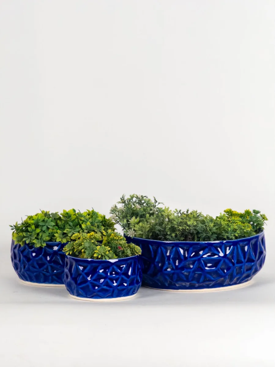 Classic Ceramic Planter Set of 2 (2" Dia) — Primary View