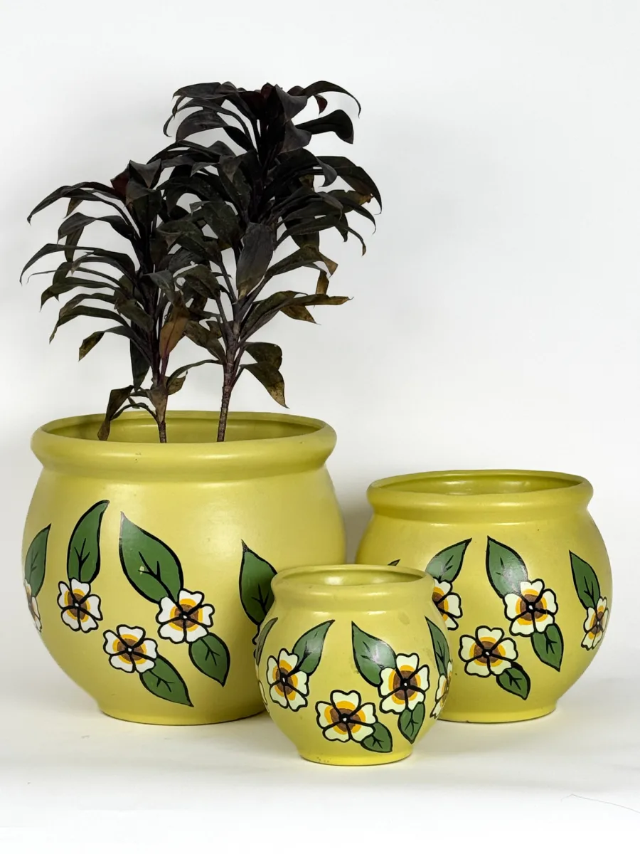 Classic Ceramic Planter Set of 3 (3" Dia) — Primary View