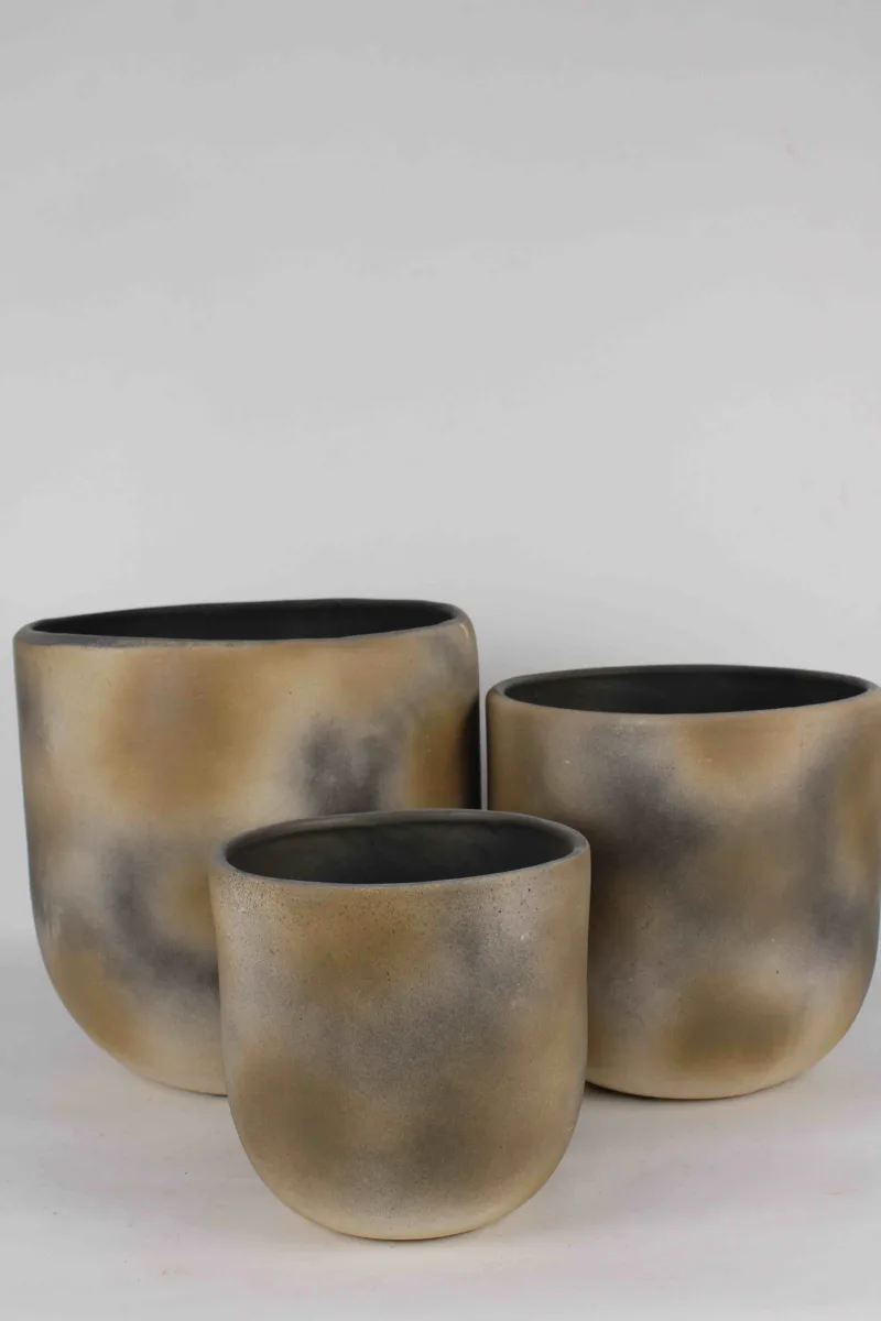 Classic Ceramic Planter — 3" Dia × 3" Height — Primary View