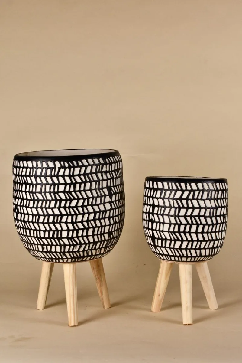 Classic Ceramic Planter — 13" Dia × 3" Height — Primary View
