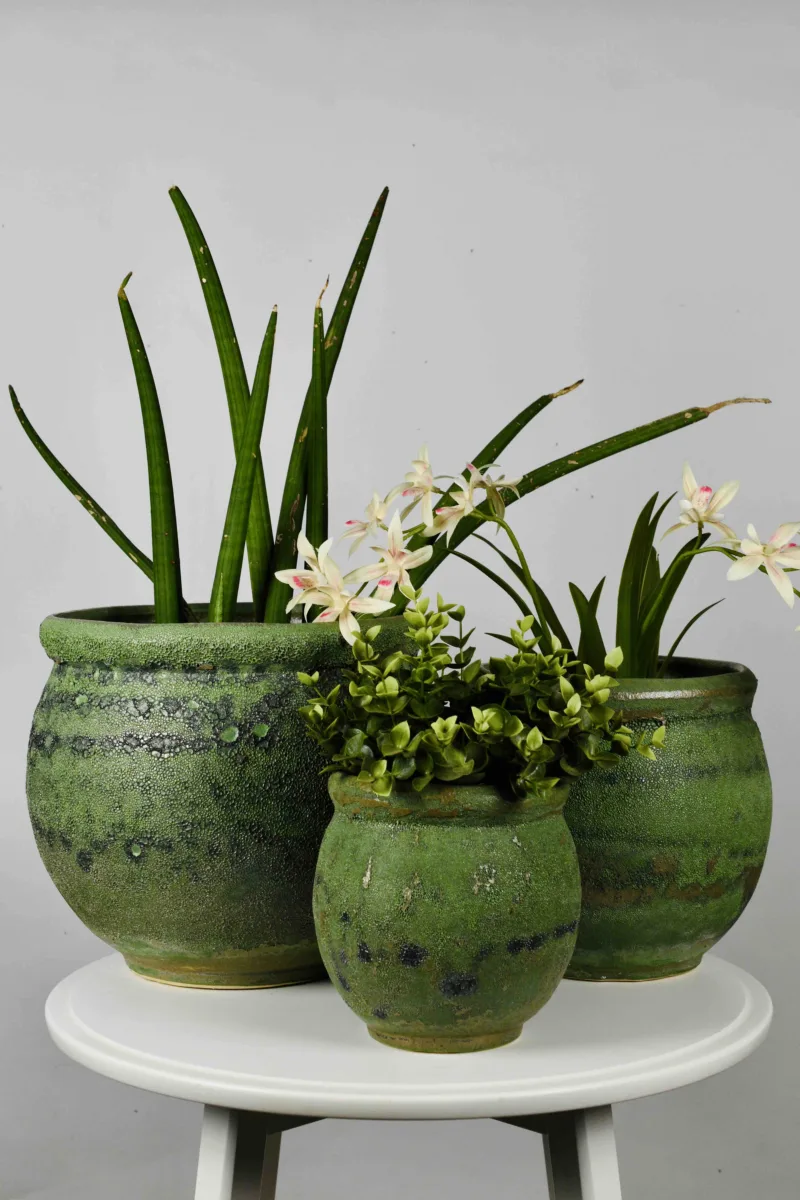 Classic Ceramic Planter Set of 3 (3" Dia) — Primary View