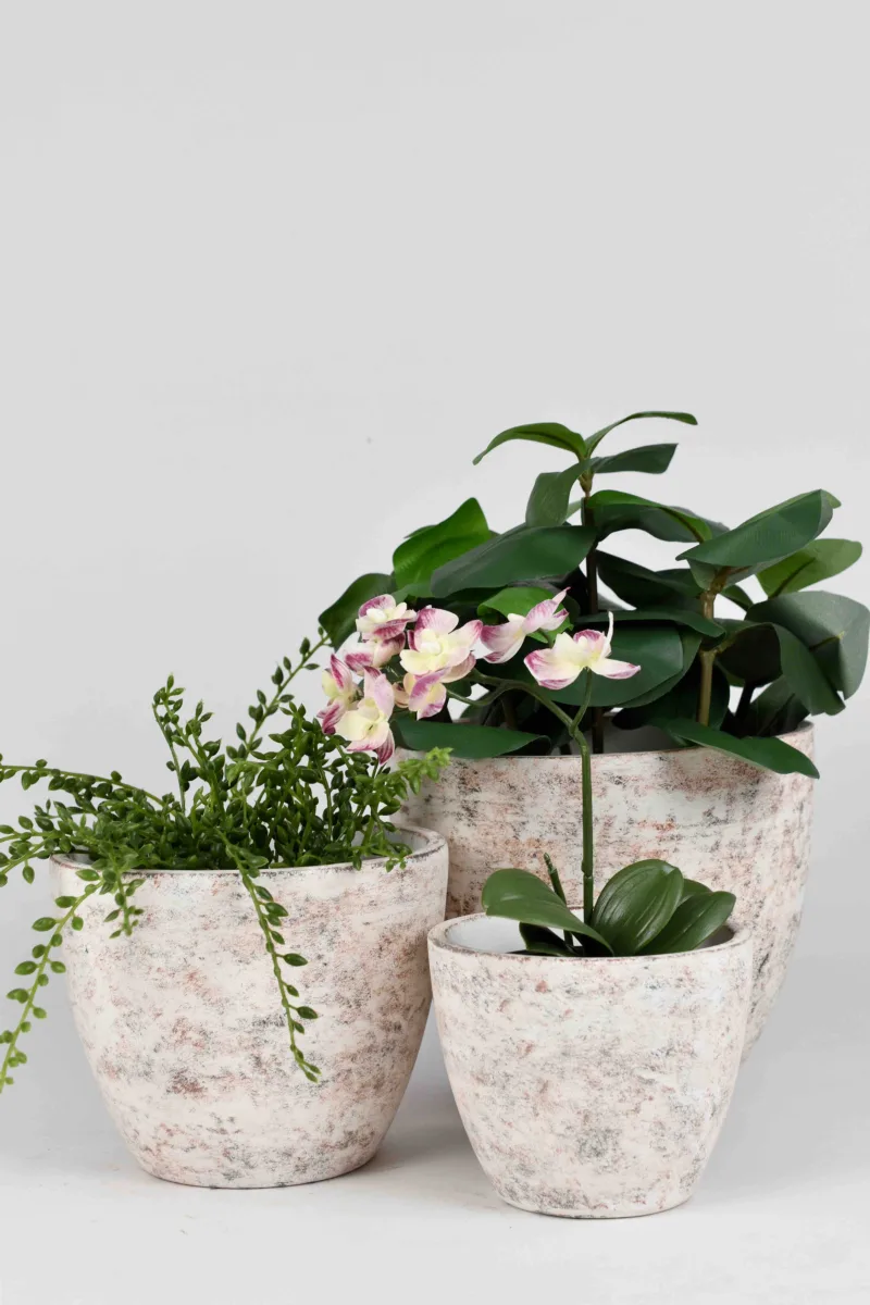 Classic Ceramic Planter Set of 3 (3" Dia) — Primary View