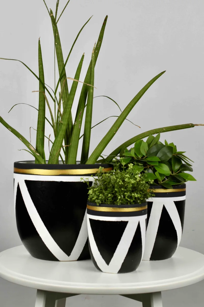 Classic Ceramic Planter Set of 2 (2" Dia) — Primary View