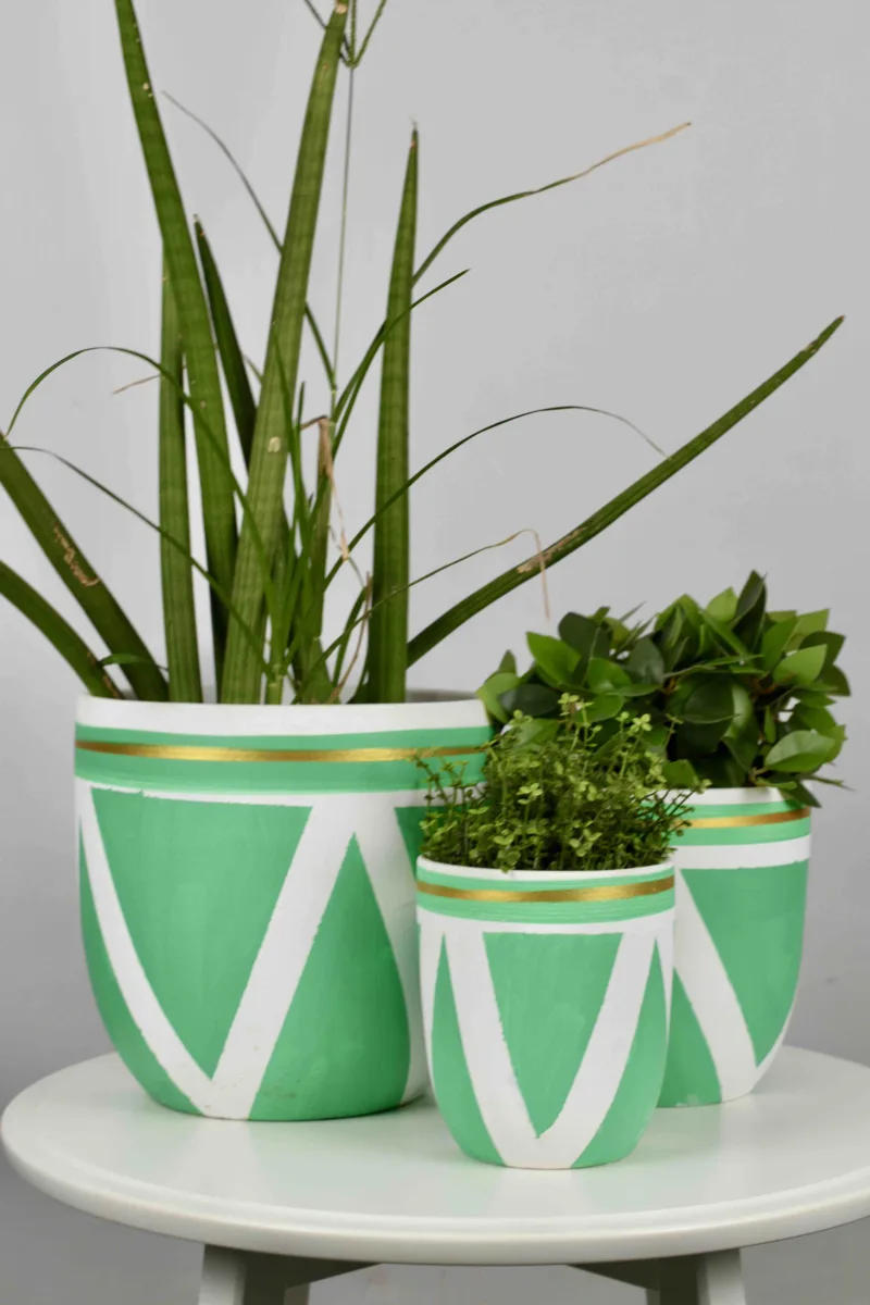 Classic Ceramic Planter Set of 3 (3" Dia) — Primary View