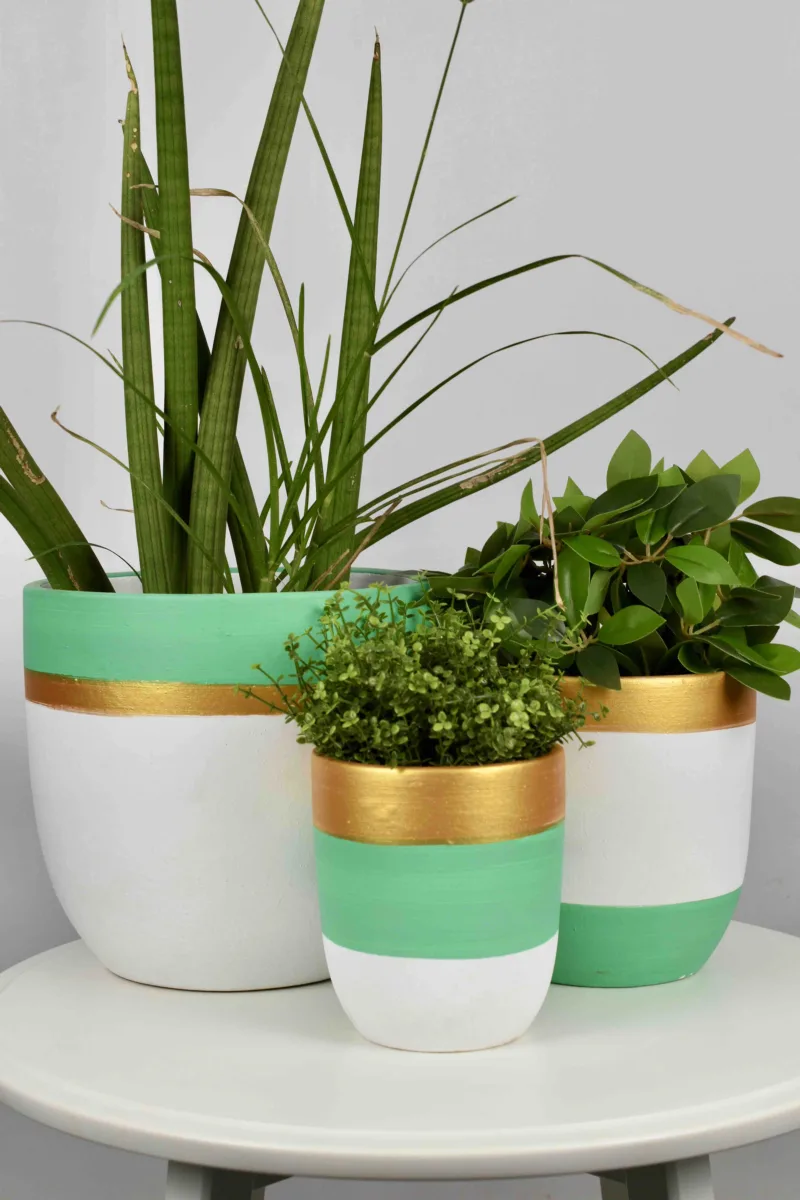 Classic Ceramic Planter Set of 3 (3" Dia) — Primary View